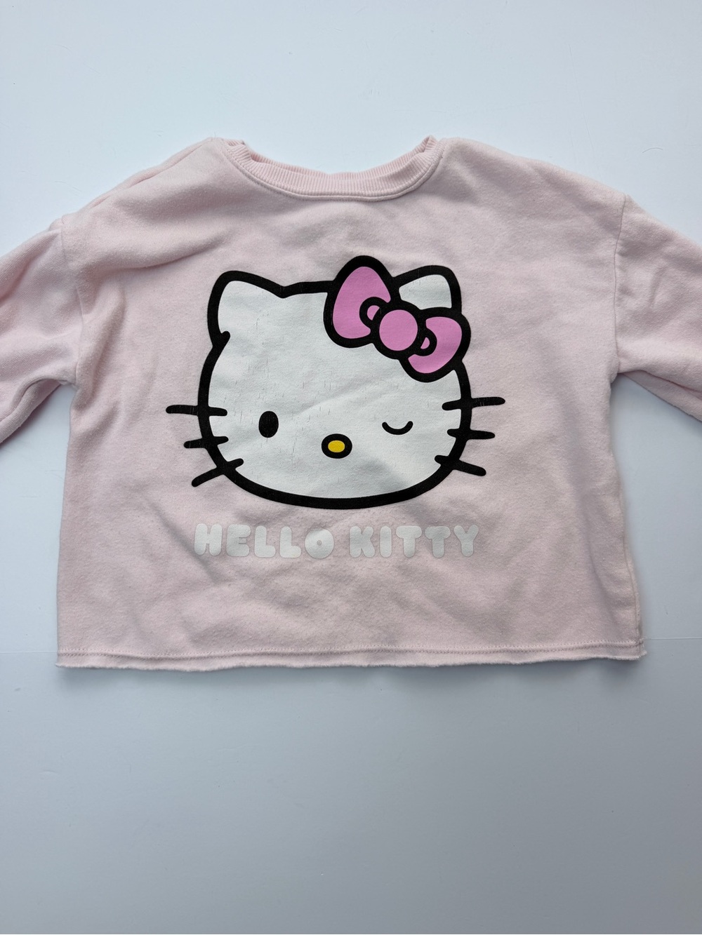 Hello Kitty Pink Graphic Long-Sleeve Kids Top Pullover Girls 4T